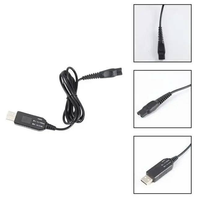 Alt view image 3 of 4 - Charger for Shaver,15V USB Charger Charging Cable Power Cord for for ONEBLADE QP6520 QP6510
