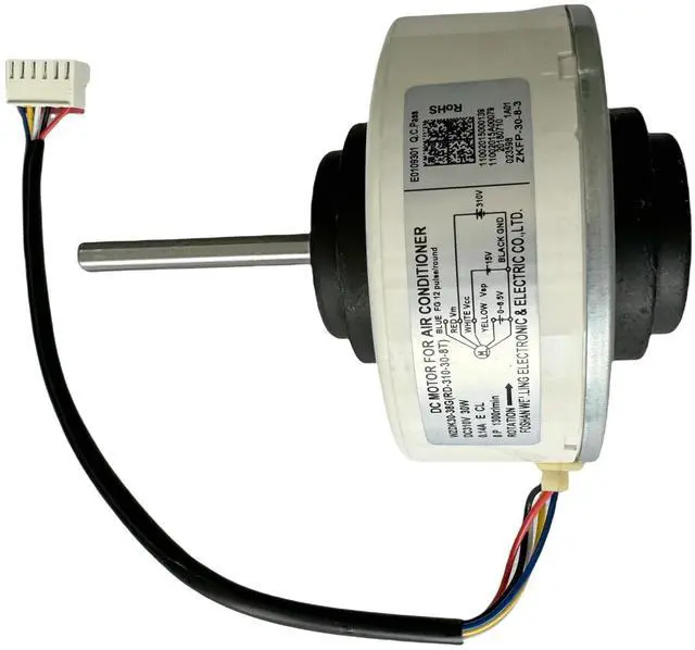Alt view image 8 of 14 - NEW Air Conditioning Motor (OEM) WZDK30-38G (RD-310-30-8T) DC Brushless Fan Motor, 30W Inverter air Conditioner Motor DC Motor for Conditioner,DC310V 0.14A 1300RPM CCW