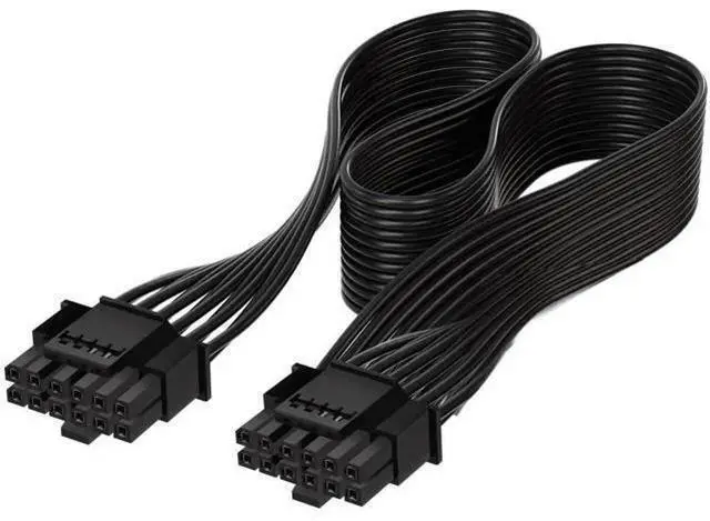 Alt view image 8 of 14 - ATX 3.0 PCIe 5.0 12VHPWR Modular Cable, 16Pin to 16Pin (12+4Pin) GPU Power Cord