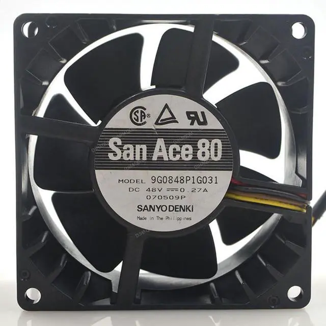 Alt view image 5 of 8 - Compatible for SONYO 9G0848P1G031 48V 0.27A 9038 9cm 4-Wire Cooling Fan