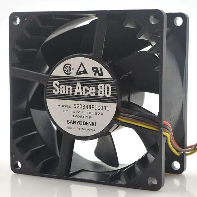 Alt view image 6 of 8 - Compatible for SONYO 9G0848P1G031 48V 0.27A 9038 9cm 4-Wire Cooling Fan