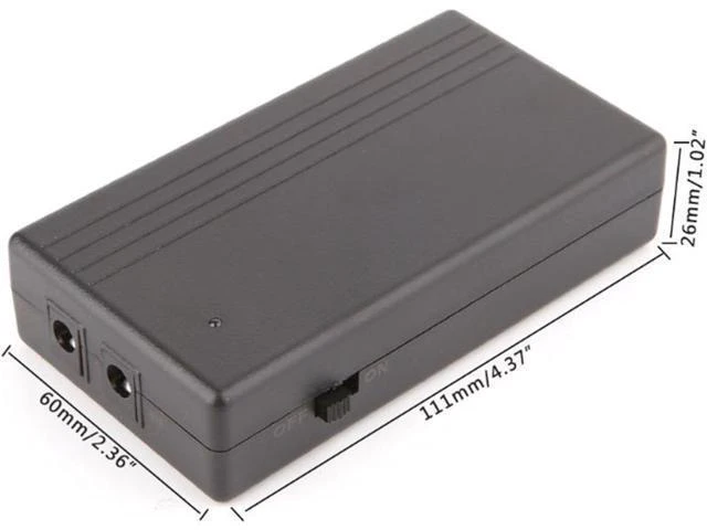 Alt view image 12 of 12 - 1 2V2A 22.2W UPS Uninterrupted back up power supply mini battery