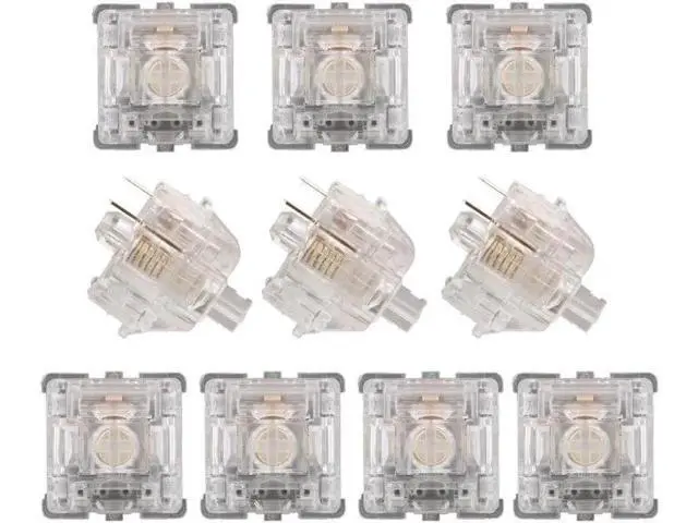 Alt view image 7 of 12 - Everglide Aqua King V3 Switch 5pin Transparent Switch 55g Linear Switch(55g)