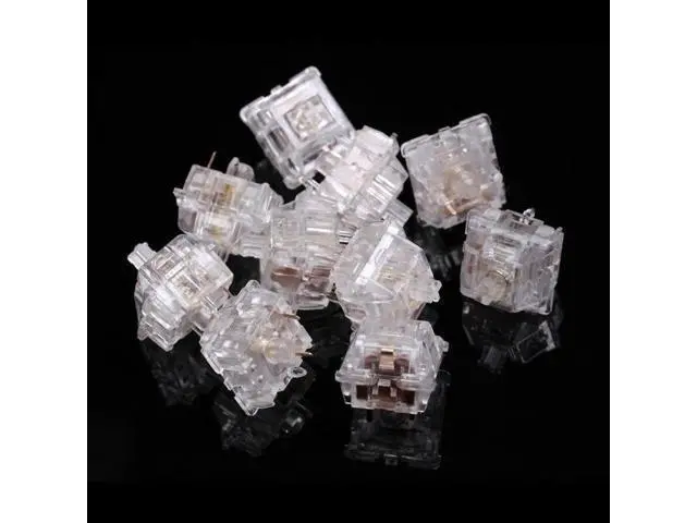 Alt view image 8 of 12 - Everglide Aqua King V3 Switch 5pin Transparent Switch 55g Linear Switch(55g)