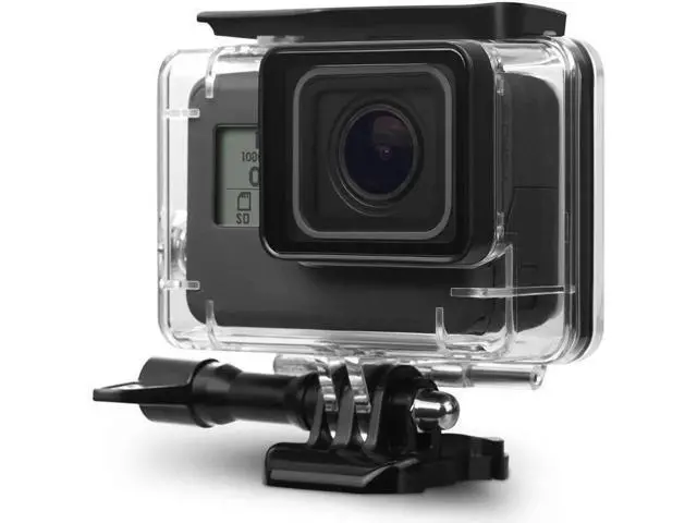 Alt view image 6 of 10 - Housing Case for GoPro Hero 7 Hero 6 Hero 5 Black/ GoPro HERO Waterproof Case Diving Protective Housing Shell 45m with Bracket Accessories for Go Pro Hero 2018 Hero7 Hero6 Hero5 Action Camera