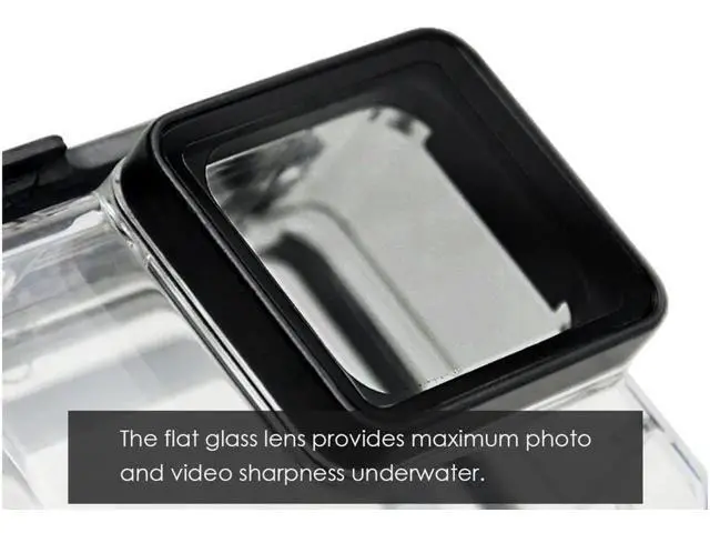 Alt view image 7 of 10 - Housing Case for GoPro Hero 7 Hero 6 Hero 5 Black/ GoPro HERO Waterproof Case Diving Protective Housing Shell 45m with Bracket Accessories for Go Pro Hero 2018 Hero7 Hero6 Hero5 Action Camera