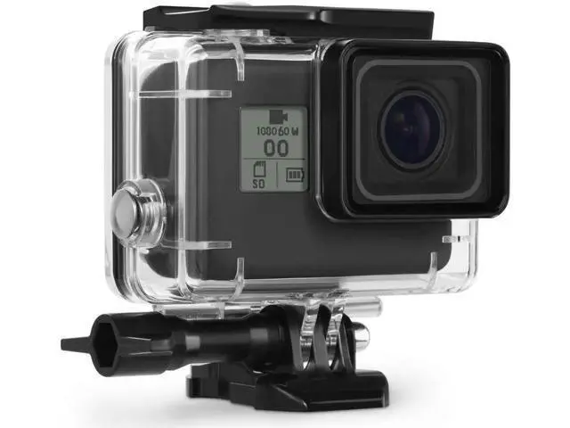 Alt view image 9 of 10 - Housing Case for GoPro Hero 7 Hero 6 Hero 5 Black/ GoPro HERO Waterproof Case Diving Protective Housing Shell 45m with Bracket Accessories for Go Pro Hero 2018 Hero7 Hero6 Hero5 Action Camera