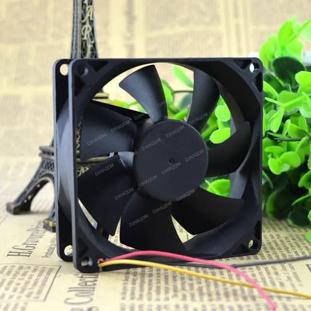 Alt view image 10 of 10 - Compatible for JAMICON JF0825B2HSAR 24V 0.15A 8025 80x80x25mm 3-Wire Cooling Fan
