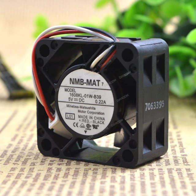 Alt view image 6 of 10 - Compatible for NMB-MAT 1608KL-01W-B39 3-Wire 40x40x20mm 5V 0.22A Cooling Fan