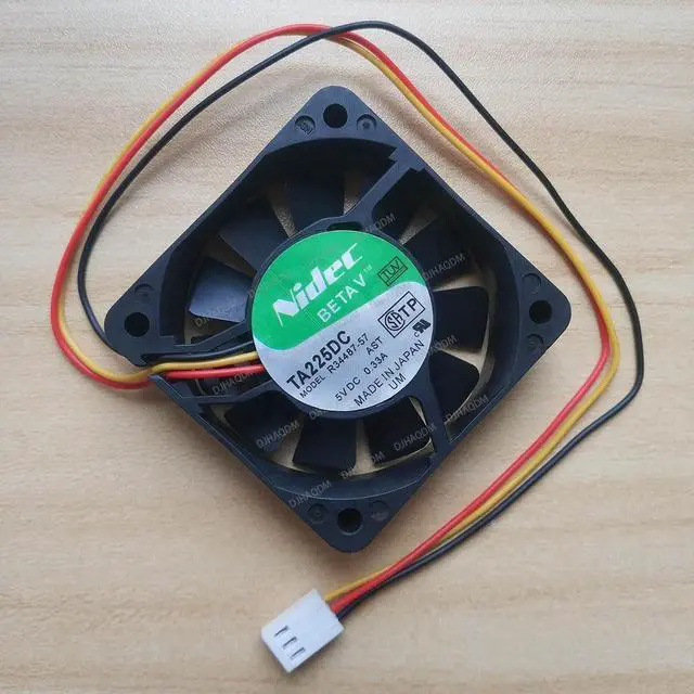 Alt view image 7 of 10 - Compatible for Nidec TA225DC R34487-57 5V 0.33A 6cm 6015 3-Wire Cooling Fan