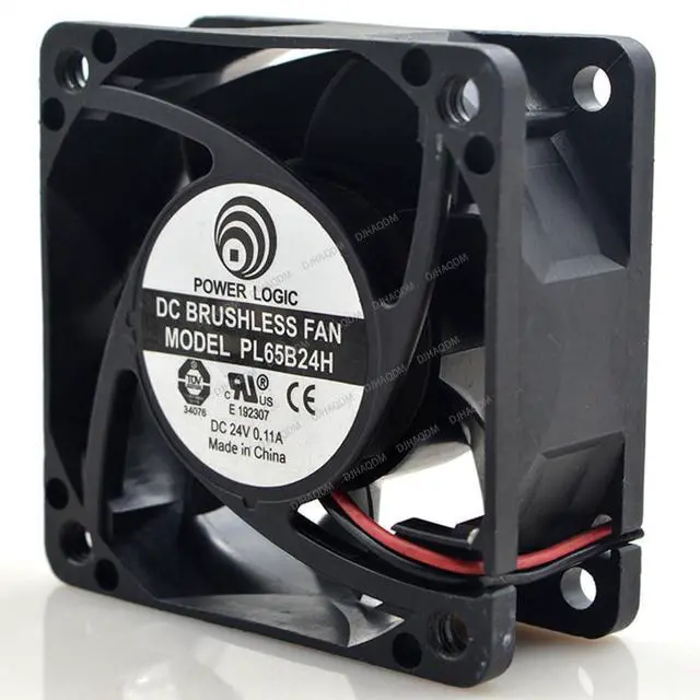 Alt view image 5 of 8 - Compatible for Power Logic PL65B24H 24V 0.11A 6cm 6025 2-Wire Cooling Fan