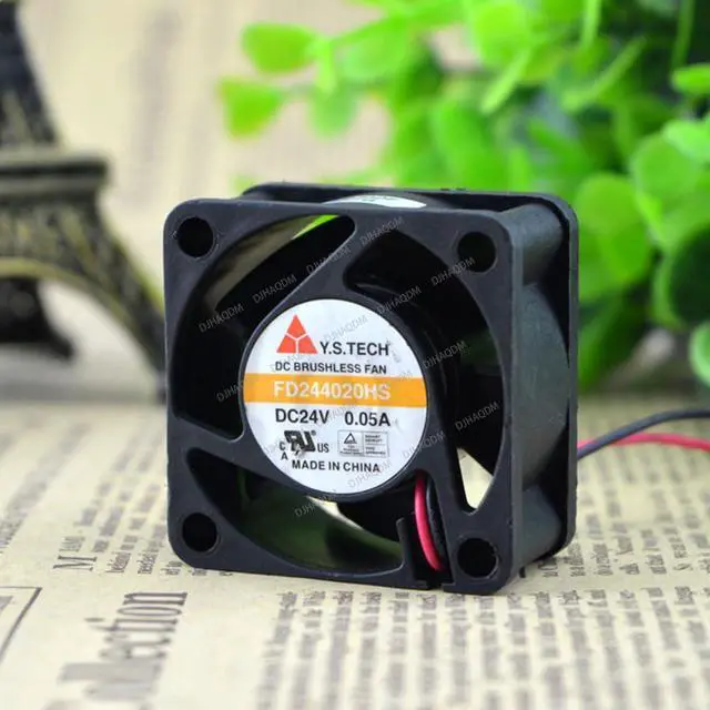 Alt view image 6 of 10 - Compatible for Y.S.TECH FD244020HS 24V 0.05A 4020 2-Wire Cooling Fan