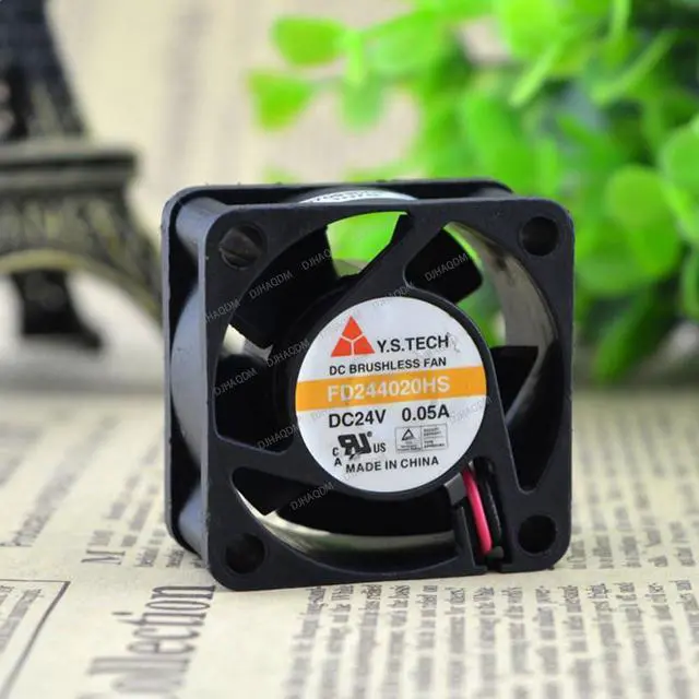 Alt view image 8 of 10 - Compatible for Y.S.TECH FD244020HS 24V 0.05A 4020 2-Wire Cooling Fan