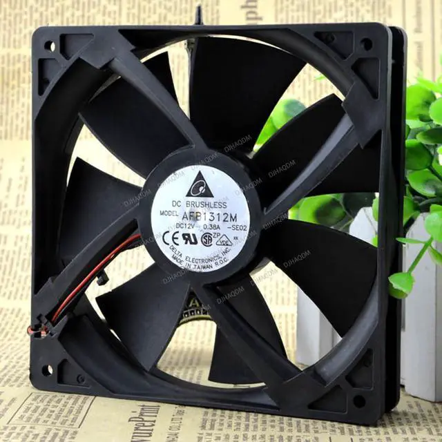 Alt view image 6 of 10 - Compatible for Delta AFB1312M 12V 0.38A 13525 2-Wire Cooling Fan