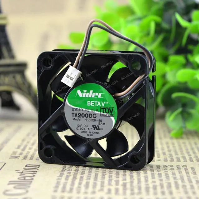 Alt view image 6 of 10 - Compatible for Nidec H35520-55 12V 0.024A 5015 50x50x15mm 2-Wire Cooling Fan
