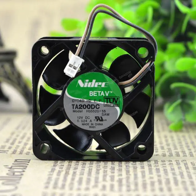 Alt view image 7 of 10 - Compatible for Nidec H35520-55 12V 0.024A 5015 50x50x15mm 2-Wire Cooling Fan