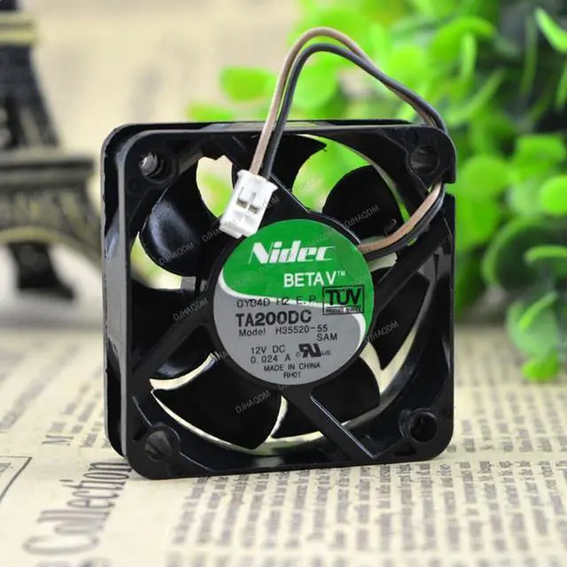 Alt view image 8 of 10 - Compatible for Nidec H35520-55 12V 0.024A 5015 50x50x15mm 2-Wire Cooling Fan
