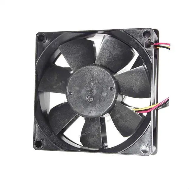 Alt view image 9 of 10 - Compatible for Melco MMF-08C24ES RM1 CA1321-H01 24V 0.16A 80x80x25mm 3-Wire Cooling Fan