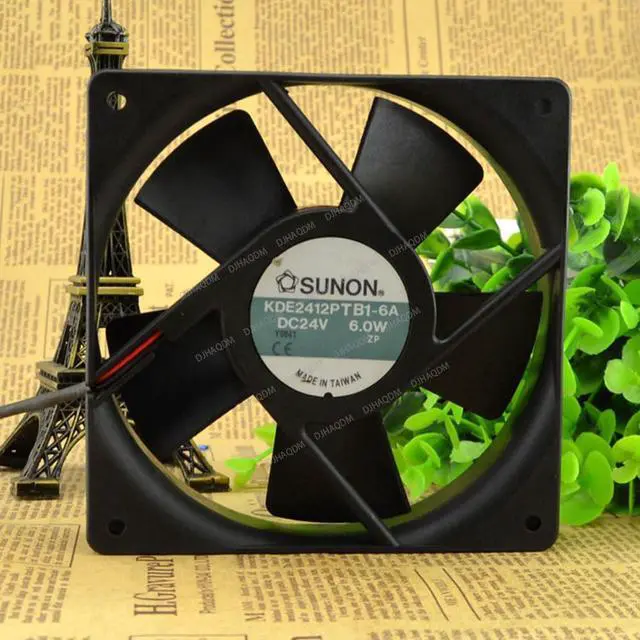Alt view image 7 of 10 - Compatible for SUNON KDE2412PTB1-6A 24V 6.0W 12cm 2-Wire Cooling Fan