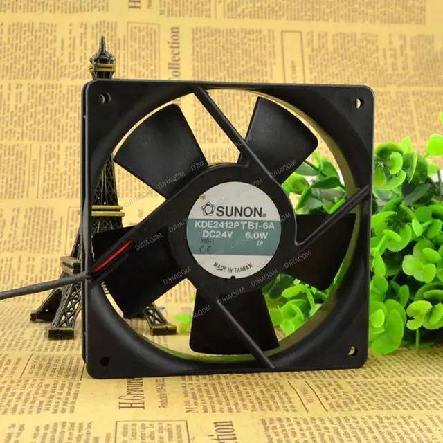 Alt view image 8 of 10 - Compatible for SUNON KDE2412PTB1-6A 24V 6.0W 12cm 2-Wire Cooling Fan