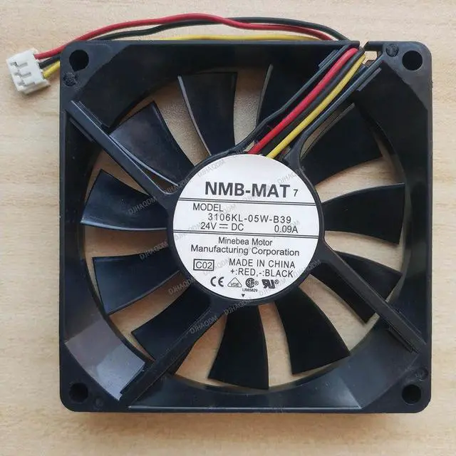 Alt view image 6 of 10 - Compatible for NMB-MAT 3106KL-05W-B39 C02 24V 0.09A 8015 80x80x15mm 3-Wire Cooling Fan