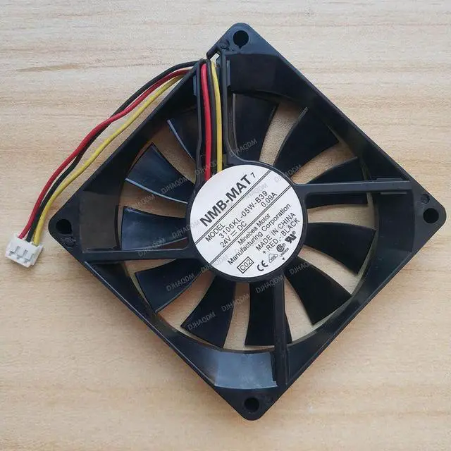 Alt view image 7 of 10 - Compatible for NMB-MAT 3106KL-05W-B39 C02 24V 0.09A 8015 80x80x15mm 3-Wire Cooling Fan