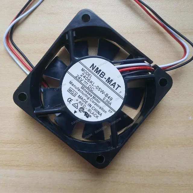 Alt view image 7 of 10 - Compatible for NMB-MAT 2406KL-05W-B49 24V 0.09A 6cm 6015 3-Wire Cooling Fan