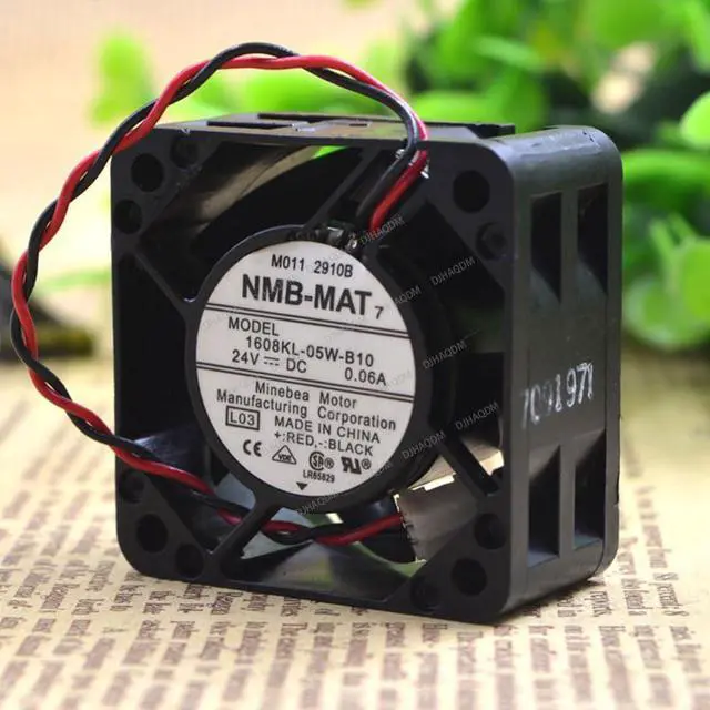 Alt view image 6 of 10 - Compatible for NMB-MAT 1608KL-05W-B10 24V 0.06A 40x40x20mm 4020 2-Wire Cooling Fan