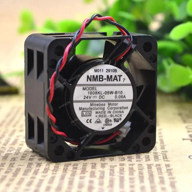 Alt view image 7 of 10 - Compatible for NMB-MAT 1608KL-05W-B10 24V 0.06A 40x40x20mm 4020 2-Wire Cooling Fan
