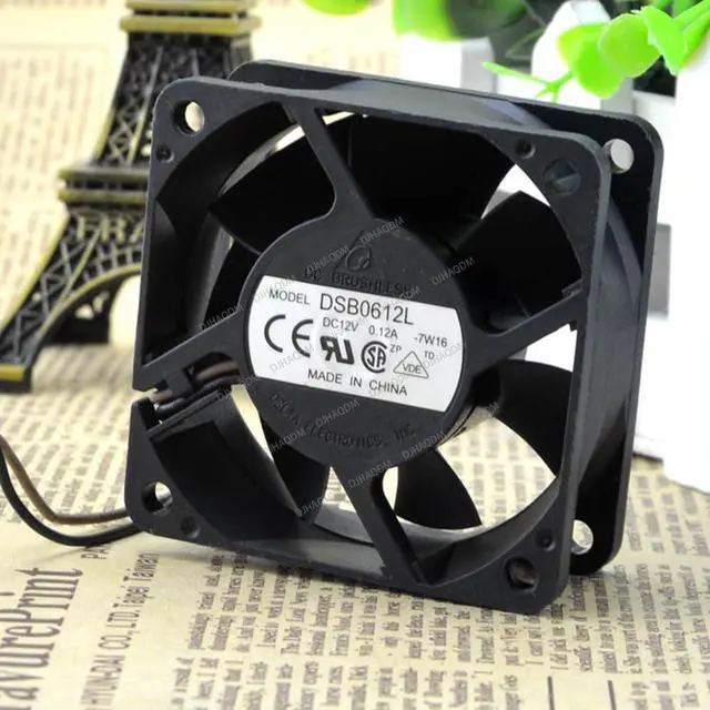 Alt view image 7 of 10 - Compatible for Delta DSB0612L 12V 0.12A 6025 6cm 2-Wire Cooling Fan