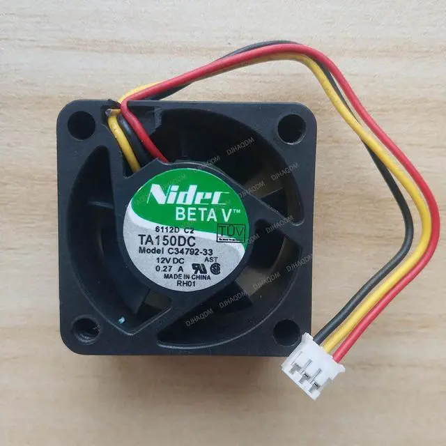 Alt view image 6 of 10 - Compatible for Nidec C34792-33 12V 0.27A 40x40x20mm 4020 3-Wire Cooling Fan