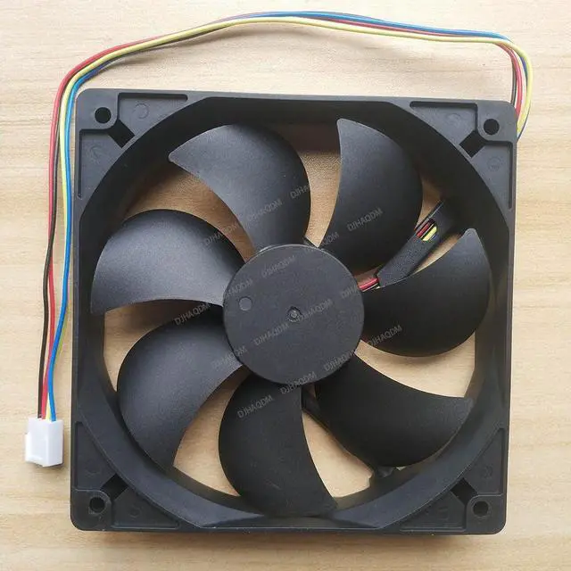 Alt view image 9 of 10 - Compatible for AVC DA12025B12L 12V 0.30A 12cm 12025 4-Wire Cooling Fan