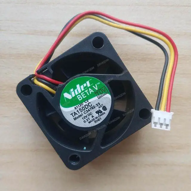 Alt view image 7 of 10 - Compatible for Nidec C34792-33 12V 0.27A 40x40x20mm 4020 3-Wire Cooling Fan