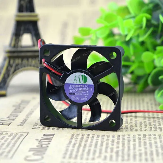 Alt view image 6 of 10 - Compatible for BRUSHLESS DC N5010B1-8 12V 0.07A 50x50x10mm 5010 2-Wire Cooling Fan