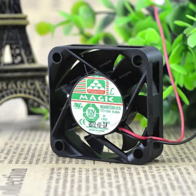 Alt view image 6 of 10 - Compatible for Protechnic Magic MGA5012XR-015 12V 0.20A 2-Wire Cooling Fan
