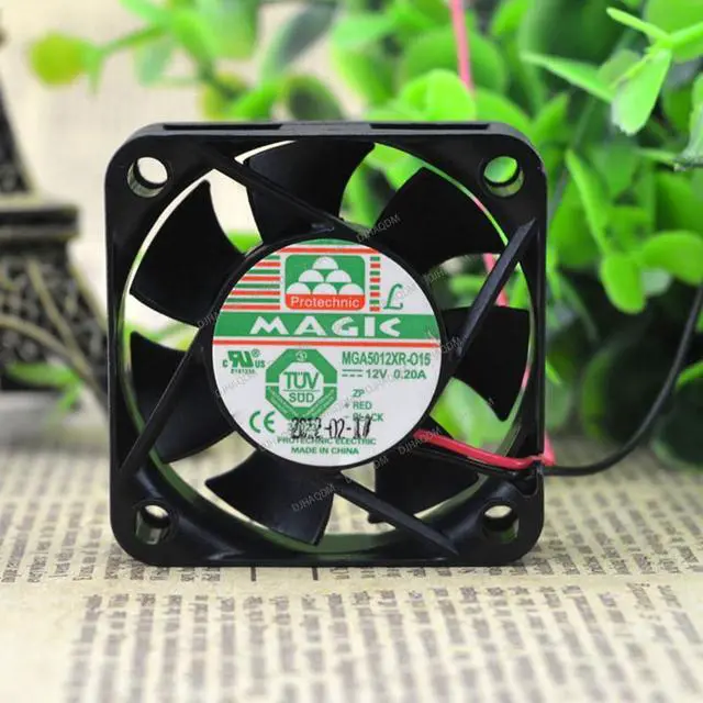 Alt view image 7 of 10 - Compatible for Protechnic Magic MGA5012XR-015 12V 0.20A 2-Wire Cooling Fan