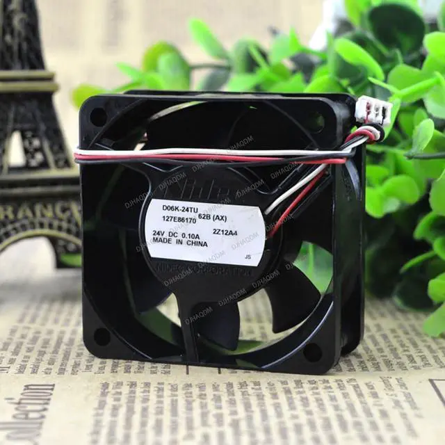 Alt view image 6 of 10 - Compatible for Nidec D06K-24TU 62B (AX) 24V 0.10A 6025 6cm 3-Wire Cooling Fan