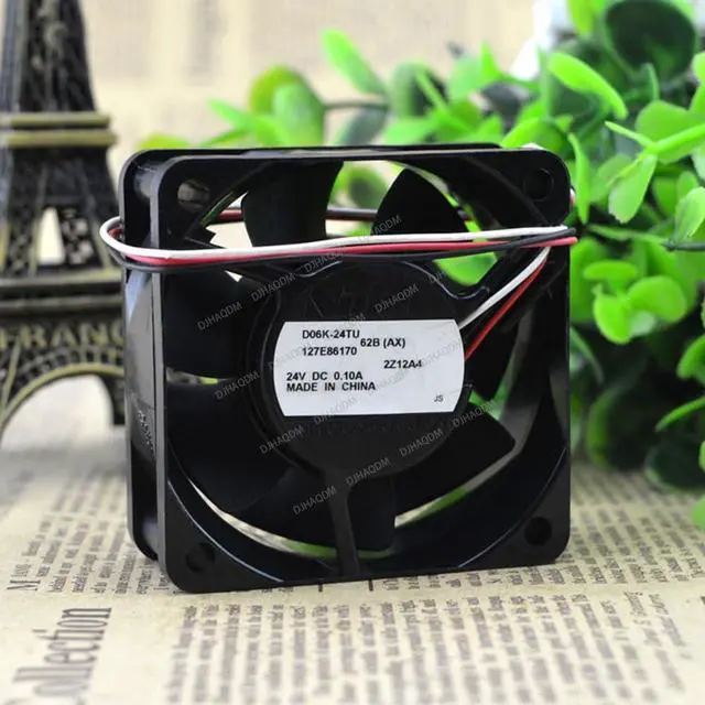 Alt view image 8 of 10 - Compatible for Nidec D06K-24TU 62B (AX) 24V 0.10A 6025 6cm 3-Wire Cooling Fan
