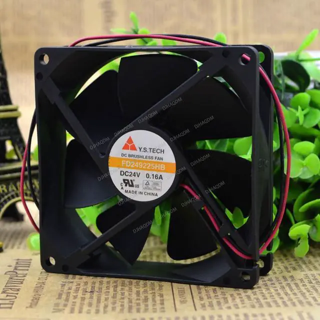 Alt view image 6 of 10 - Compatible for Y.S.TECH FD249225HB 24V 0.16A 2-Wire 9CM 9025 Cooling Fan