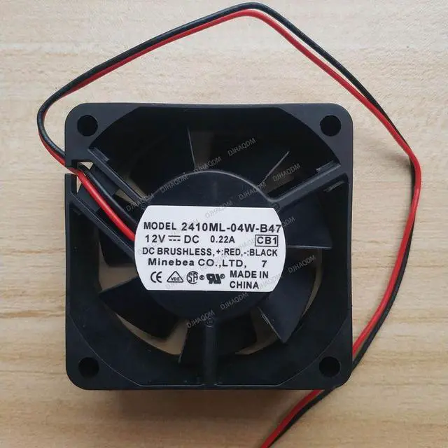 Alt view image 6 of 10 - Compatible for NMB 2410ML-04W-B47 12V 0.22A 6cm 6025 2-Wire Cooling Fan