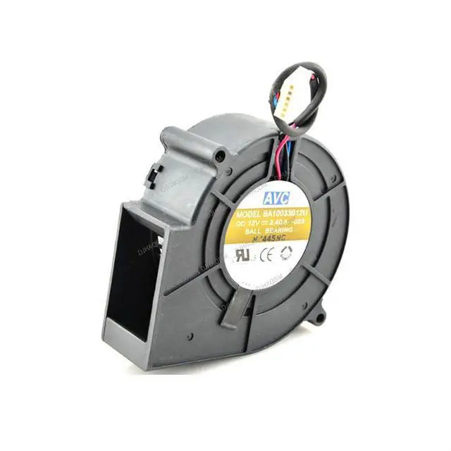 Alt view image 6 of 10 - Compatible for AVC BA10033B12U 12V 2.4A 97mm 9733 3-Wire Cooling Fan