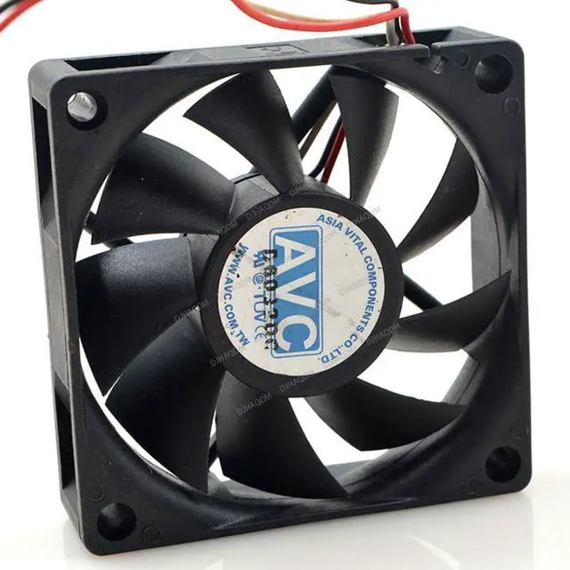 Alt view image 7 of 8 - Compatible for AVC DA07020R12U 12V 0.70A 70x70x20mm 7020 3-Wire Cooling Fan