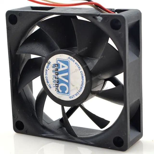 Alt view image 8 of 8 - Compatible for AVC DA07020R12U 12V 0.70A 70x70x20mm 7020 3-Wire Cooling Fan