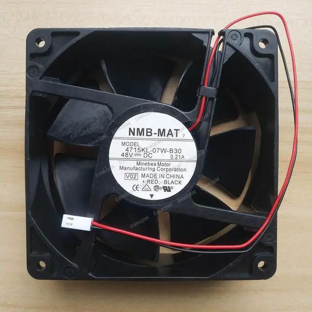 Alt view image 6 of 10 - Compatible for NMB-MAT 4715KL-07W-B30 48V 0.21A 12038 12cm 2-Wire Cooling Fan