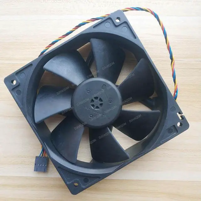 Alt view image 10 of 10 - Compatible for Delta AUC1212DE YK550-A00-8L48 12V 1.00A 120x120x38mm 12038 4-Wire Cooling Fan