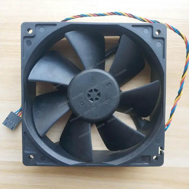 Alt view image 9 of 10 - Compatible for Delta AUC1212DE YK550-A00-8L48 12V 1.00A 120x120x38mm 12038 4-Wire Cooling Fan