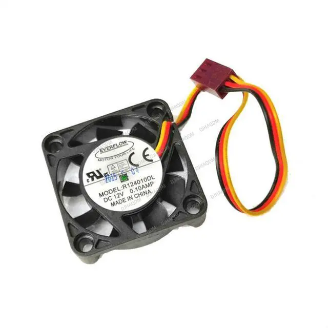 Alt view image 7 of 10 - Compatible for EVERFLOW R124010DL 12V 0.1A 4010 4cm 3-Wire Cooling Fan