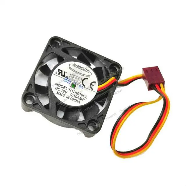 Alt view image 8 of 10 - Compatible for EVERFLOW R124010DL 12V 0.1A 4010 4cm 3-Wire Cooling Fan