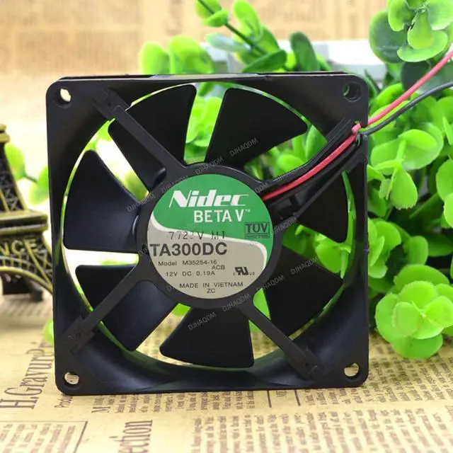 Alt view image 7 of 10 - Compatible for Nidec TA300DC M35254-16 12V 0.19A 8cm 8025 2-Wire Cooling Fan