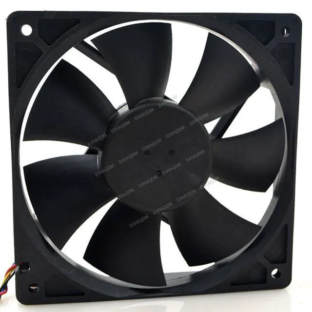 Alt view image 7 of 8 - Compatible for Delta AFB1212VH 12V 0.60A 12cm 12025 4-Wire Cooling Fan